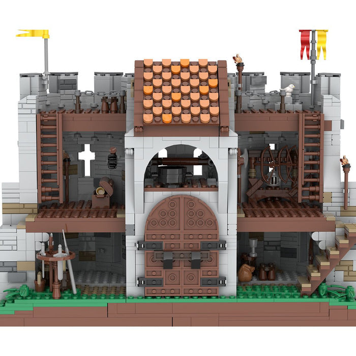 MOC - 157507 The gate of Bricktenstein castle - LesDiy -
