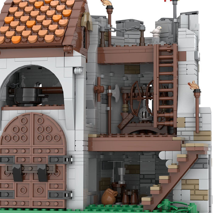 MOC - 157507 The gate of Bricktenstein castle - LesDiy -