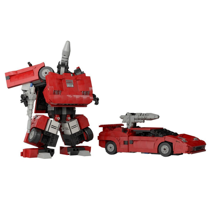 MOC - 157733 Sci - Fi Transformer Autobots Sideswipe - LesDiy -