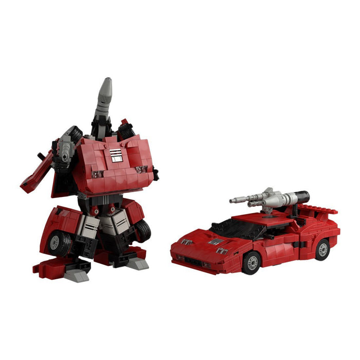 MOC - 157733 Sci - Fi Transformer Autobots Sideswipe - LesDiy -