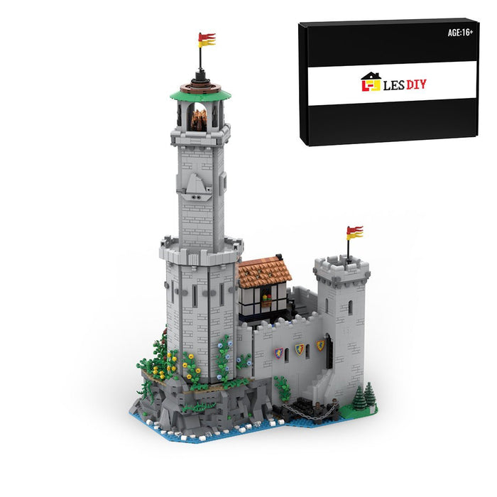 MOC - 158575 Medieval Island Lighthouse - LesDiy -