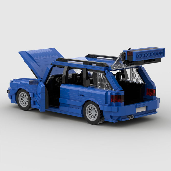 MOC-159092 Audi RS2 Blue Building Blocks-LesDiy-MOC-