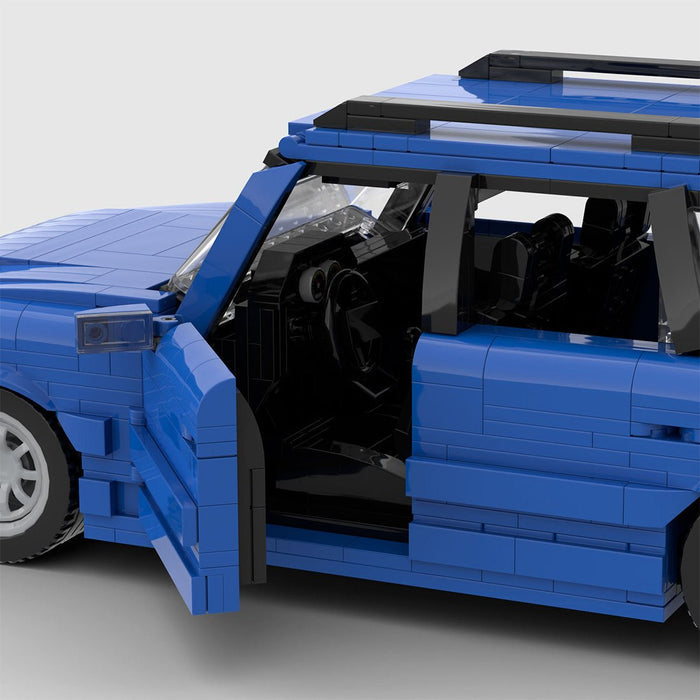 MOC-159092 Audi RS2 Blue Building Blocks-LesDiy-MOC-