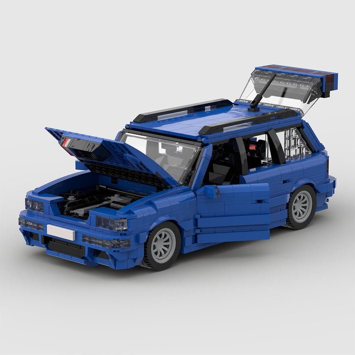 MOC-159092 Audi RS2 Blue Building Blocks-LesDiy-MOC-