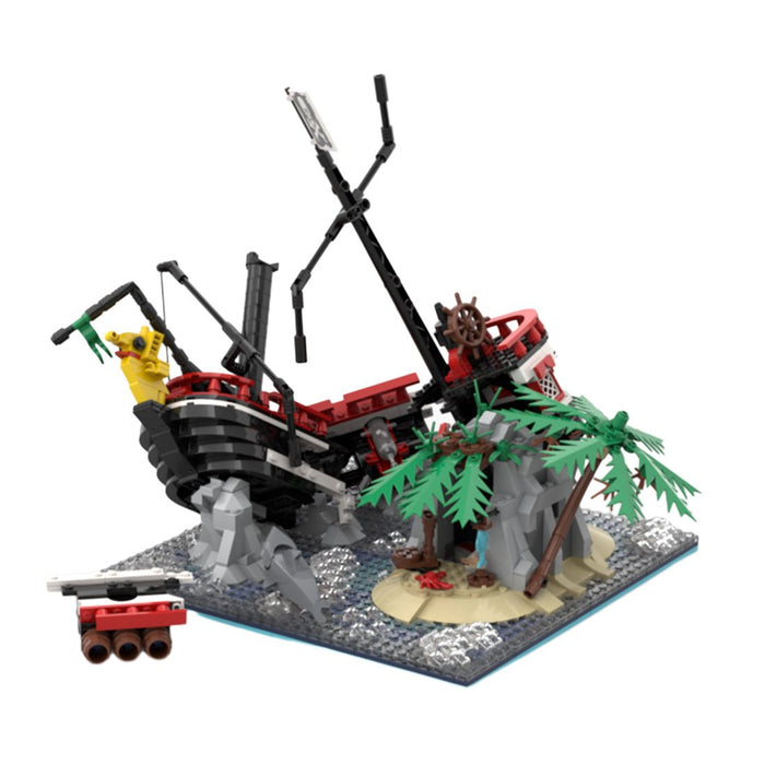 MOC - 159152 Shipwreck Island - LesDiy -