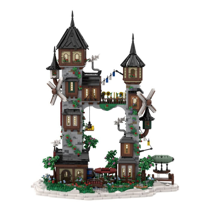 MOC - 159254 Medieval Cloud City - LesDiy -