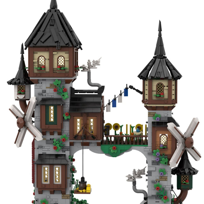 MOC - 159254 Medieval Cloud City - LesDiy -