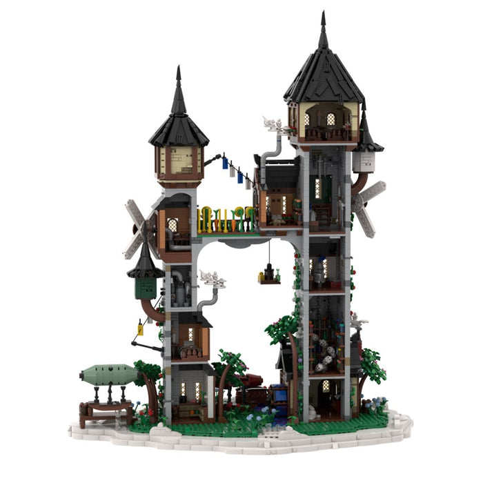 MOC - 159254 Medieval Cloud City - LesDiy -