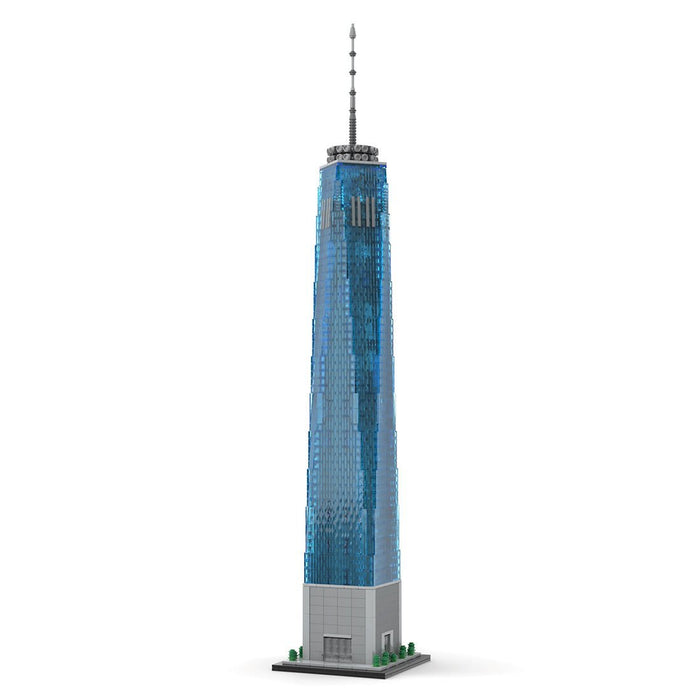 MOC - 159549 One World Trade Center 1:800 Scale Building Blocks - LesDiy - Building Blocks -