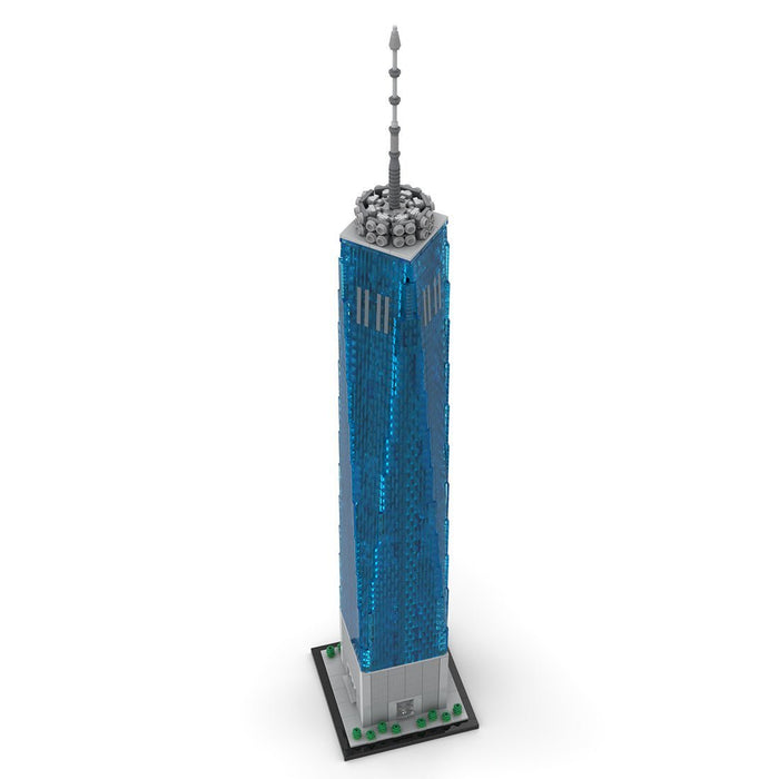 MOC - 159549 One World Trade Center 1:800 Scale Building Blocks - LesDiy - Building Blocks -