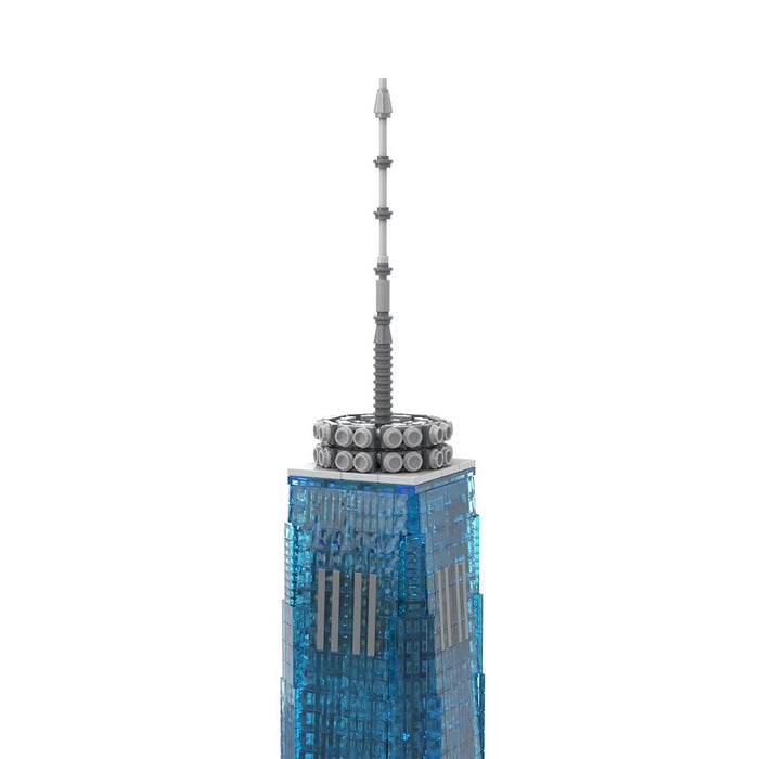 MOC - 159549 One World Trade Center 1:800 Scale Building Blocks - LesDiy - Building Blocks -