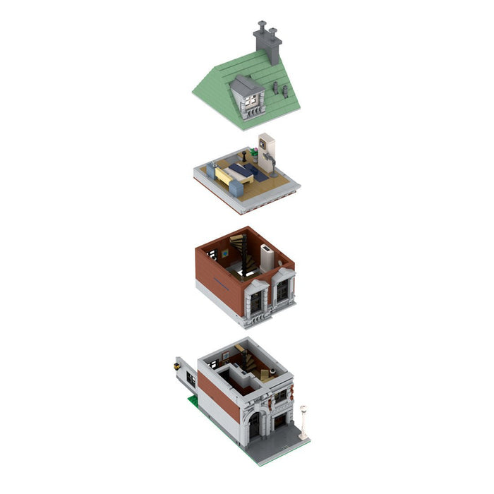MOC - 159588 Modular Swedish Apartment - LesDiy -
