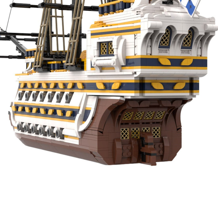 MOC - 160740 Royal Pirate Battleship - LesDiy -