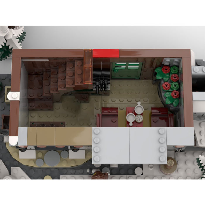 MOC - 160873 Snow Hut Scene Building Blocks Set - LesDiy -