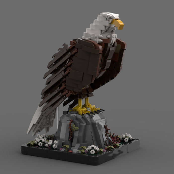 MOC - 161001 American Bald Eagle - LesDiy - Red - brown