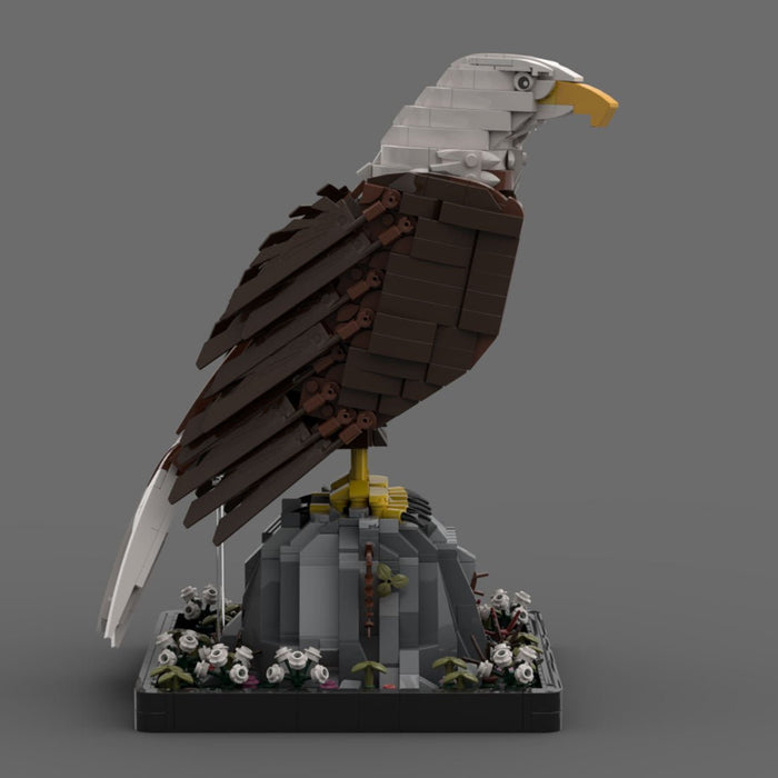 MOC - 161001 American Bald Eagle - LesDiy - Red - brown
