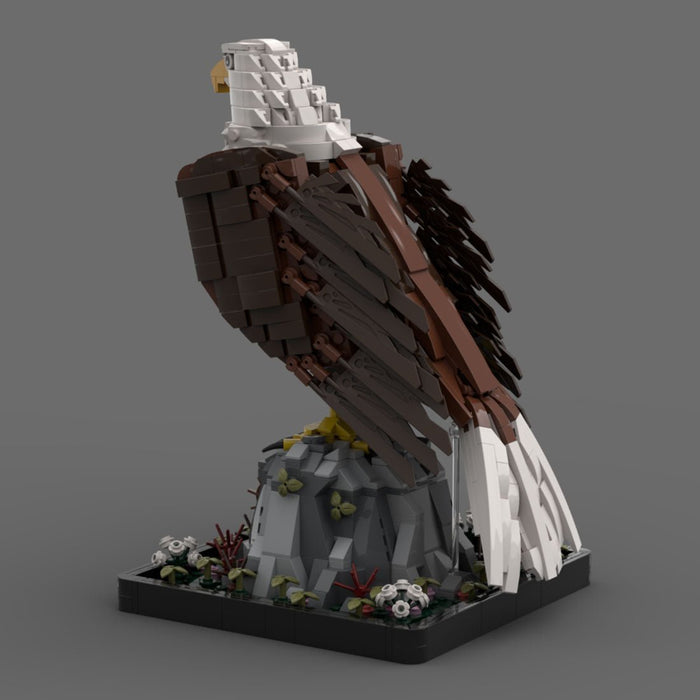 MOC - 161001 American Bald Eagle - LesDiy - Red - brown