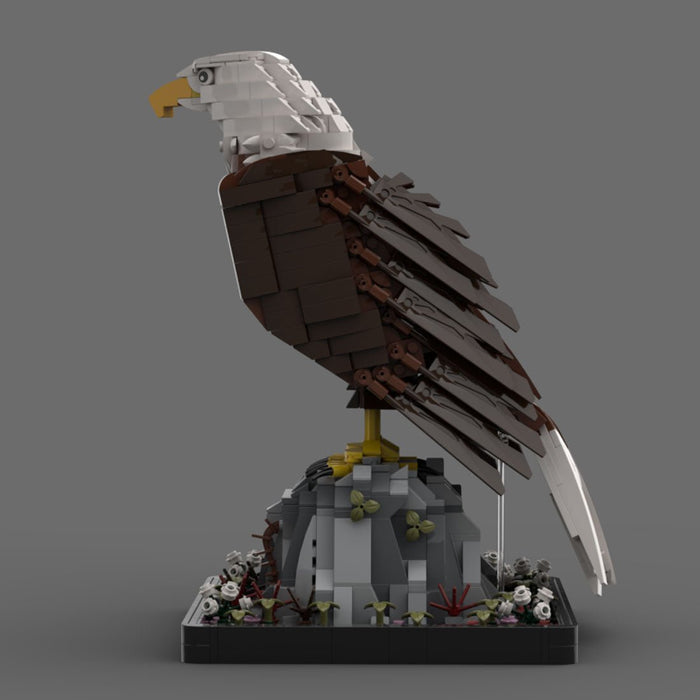 MOC - 161001 American Bald Eagle - LesDiy - Red - brown