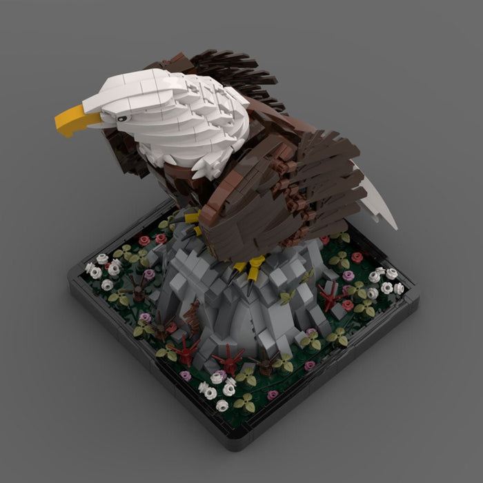MOC - 161001 American Bald Eagle - LesDiy - Red - brown