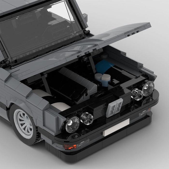 MOC-161114 BMW M5 E28 Dark Bluish Gray Building Blocks-LesDiy-MOC-