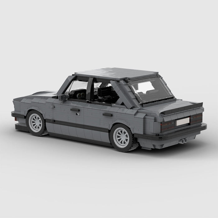 MOC-161114 BMW M5 E28 Dark Bluish Gray Building Blocks-LesDiy-MOC-
