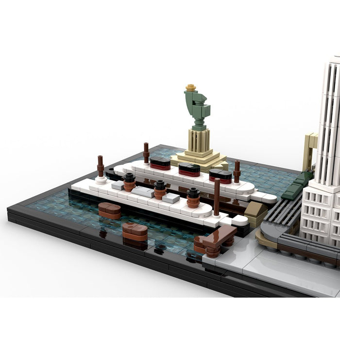 MOC - 161783 1/2000 Scale New York City Skyline 1930's Building Blocks - LesDiy - Building Blocks -