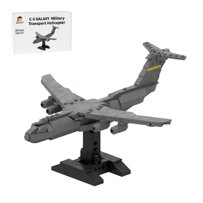 MOC - 163191 Lockheed | C - 5 GALAXY | Cargo - 1:300 Scale Building Blocks - LesDiy -