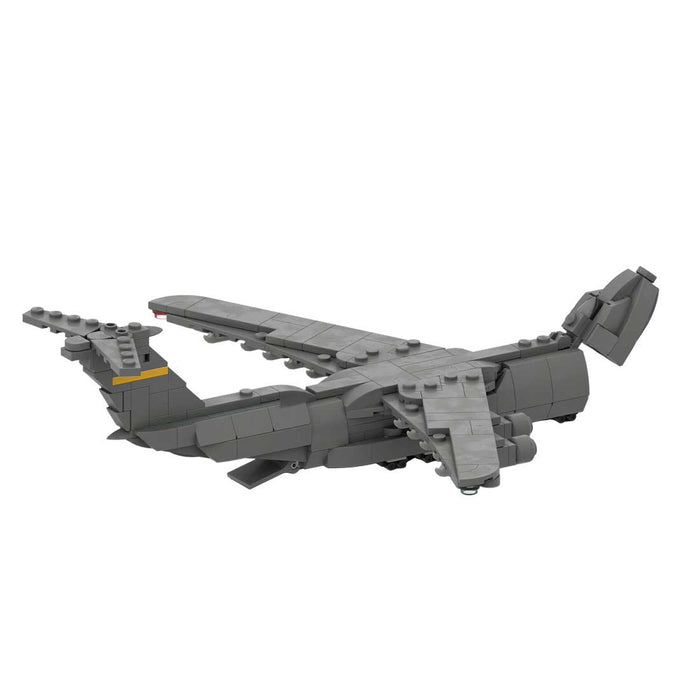 MOC - 163191 Lockheed | C - 5 GALAXY | Cargo - 1:300 Scale Building Blocks - LesDiy -