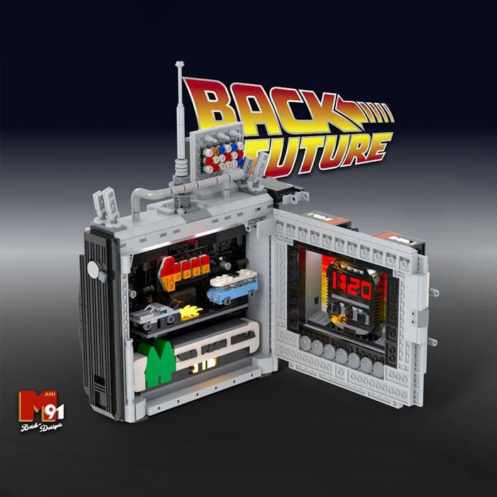 MOC - 163490 Doc Brown's DeLorean Remote Control - LesDiy -