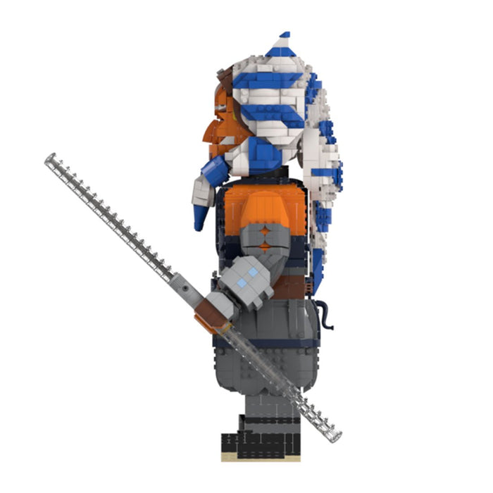 MOC - 163933 Ahsoka Tano Megafigure(with Helmet) - LesDiy -