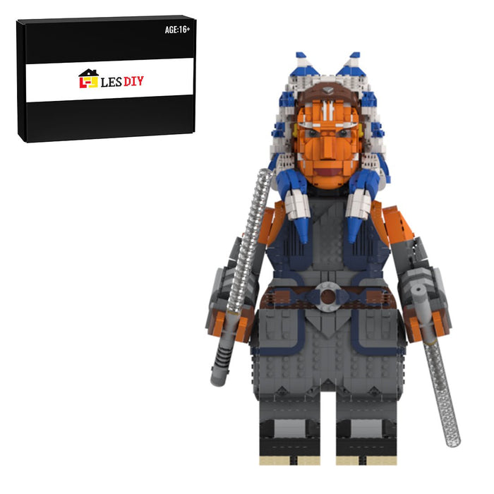 MOC - 163933 Ahsoka Tano Megafigure(with Helmet) - LesDiy -