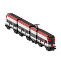 MOC - 164031 Swiss Electric Train - Static - LesDiy - Building Blocks -