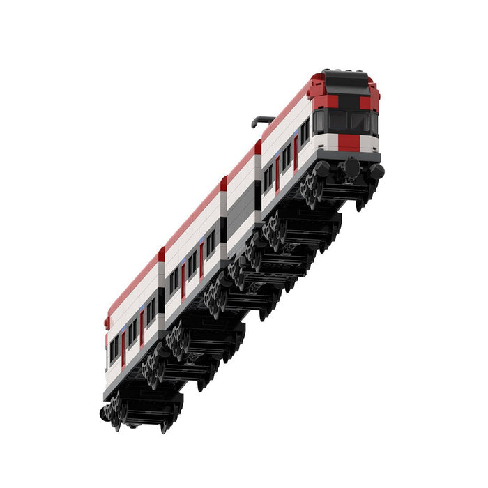 MOC - 164031 Swiss Electric Train - Static - LesDiy - Building Blocks -
