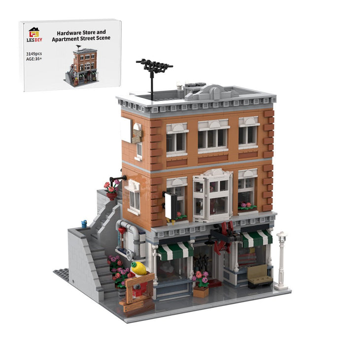 MOC - 164038 Hardware Store and Apartment Renovation - LesDiy -