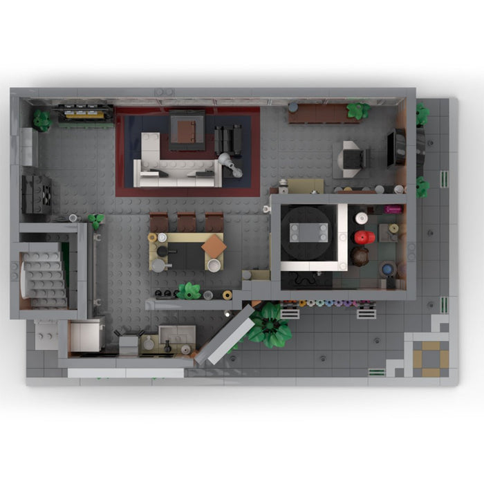 MOC - 164777 & MOC - 164775 Queer Eye Ground Floor - LesDiy - Without roof