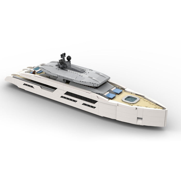 MOC - 164898 Midi Scale Yacht Building Blocks - LesDiy -