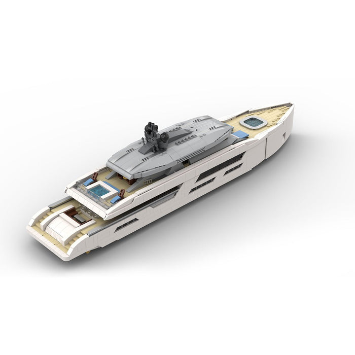 MOC - 164898 Midi Scale Yacht Building Blocks - LesDiy -