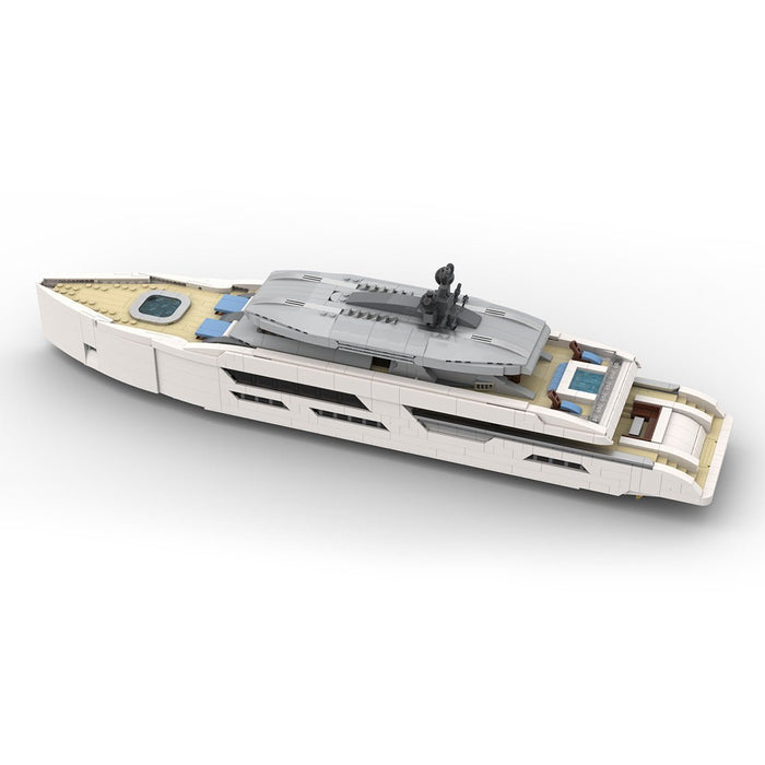 MOC - 164898 Midi Scale Yacht Building Blocks - LesDiy -
