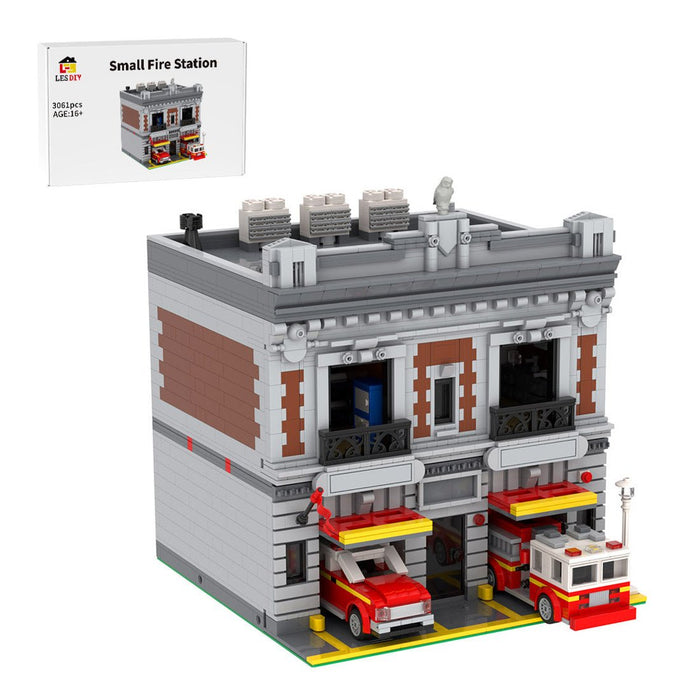 MOC - 165068 Modular New York Firehouse - LesDiy -