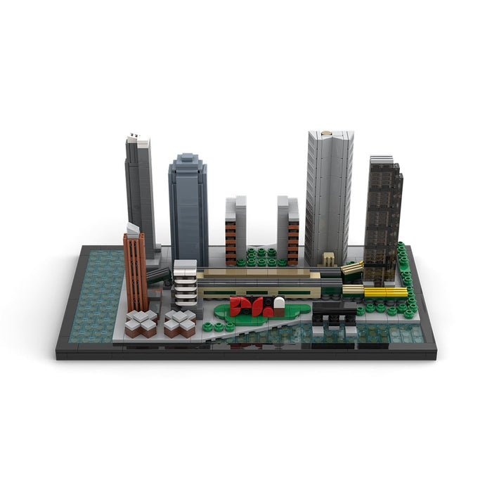 MOC - 166240 1/2000 Scale Long Island City Skyline Building Blocks - LesDiy - Building Blocks -