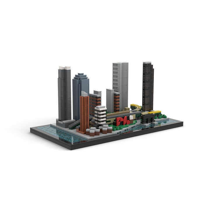 MOC - 166240 1/2000 Scale Long Island City Skyline Building Blocks - LesDiy - Building Blocks -