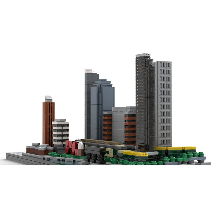 MOC - 166240 1/2000 Scale Long Island City Skyline Building Blocks - LesDiy - Building Blocks -