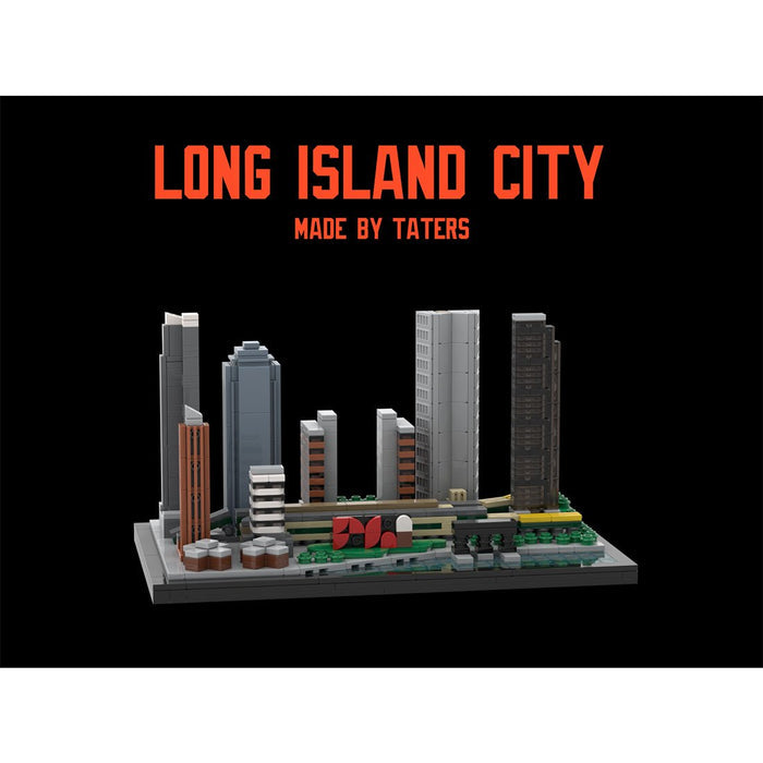 MOC - 166240 1/2000 Scale Long Island City Skyline Building Blocks - LesDiy - Building Blocks -