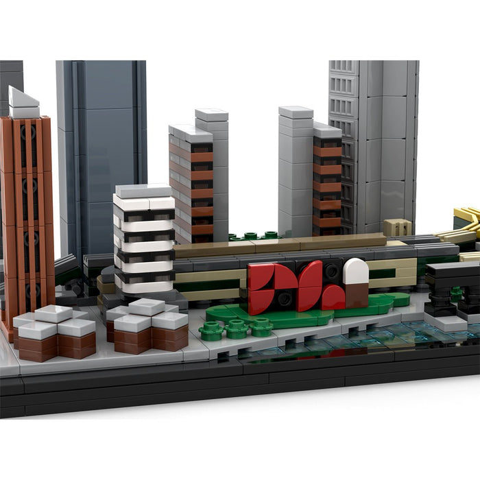 MOC - 166240 1/2000 Scale Long Island City Skyline Building Blocks - LesDiy - Building Blocks -