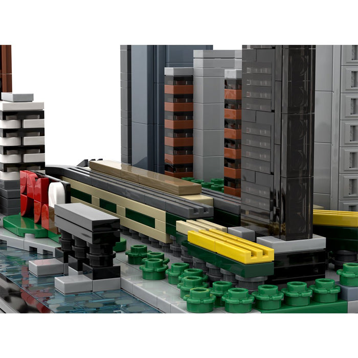 MOC - 166240 1/2000 Scale Long Island City Skyline Building Blocks - LesDiy - Building Blocks -