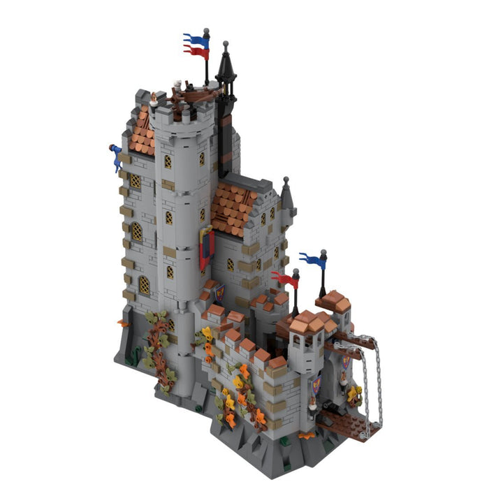 MOC - 167273 Black Knights - Dragon Slayers' Castle Building Blocks - LesDiy -