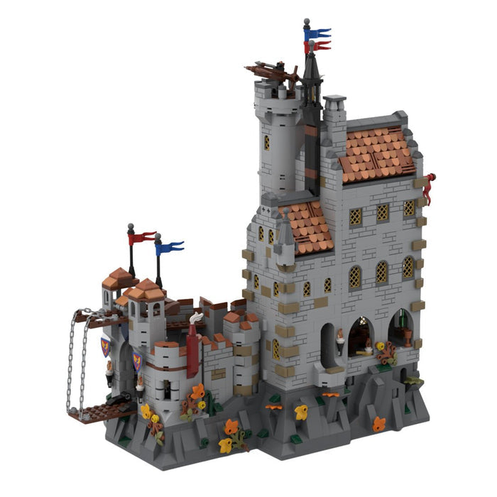 MOC - 167273 Black Knights - Dragon Slayers' Castle Building Blocks - LesDiy -