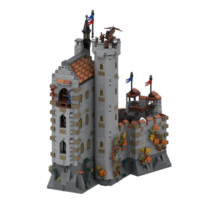 MOC - 167273 Black Knights - Dragon Slayers' Castle Building Blocks - LesDiy -