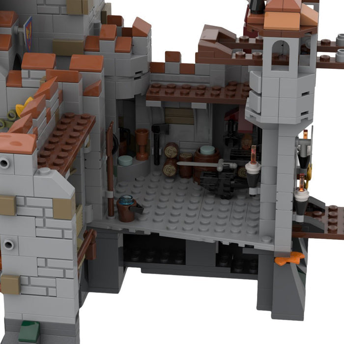 MOC - 167273 Black Knights - Dragon Slayers' Castle Building Blocks - LesDiy -