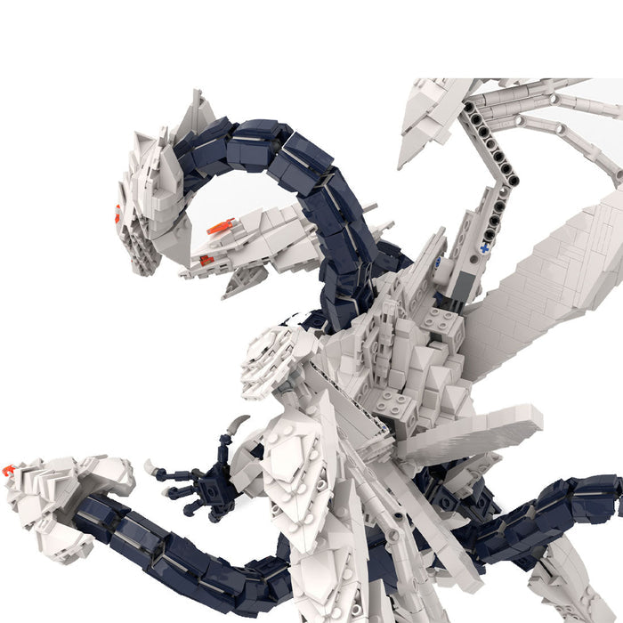 MOC - 168099 Dragon of The Ice Barrier - TRISHULA - LesDiy -